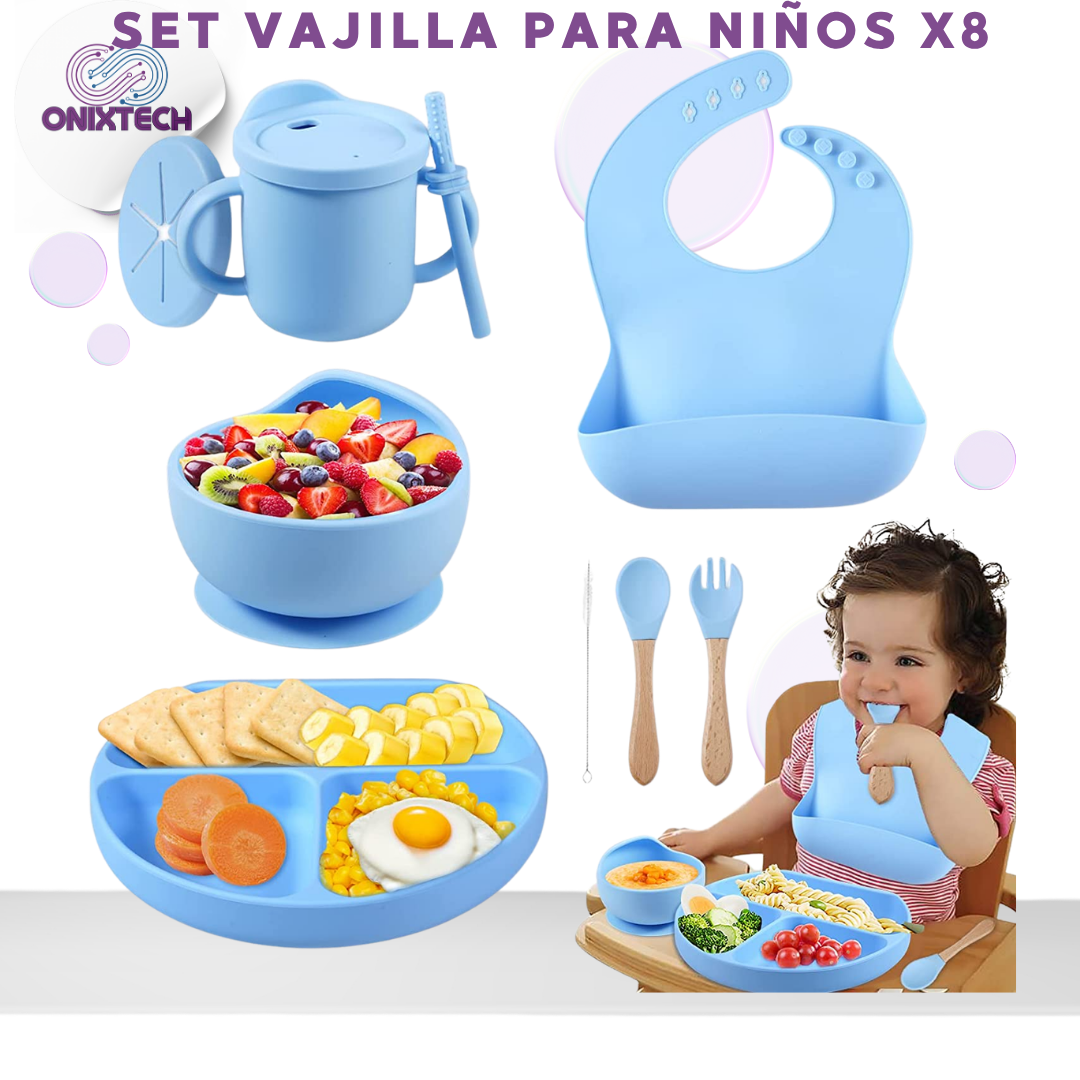 SET VAJILLA PARA NIÑOS X6